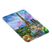 Magnet Flexible L'amour à Paris (Côté Droit)