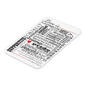 Magnet Flexible L'Amour, C'Est L'Amour, Les Paroles, C'Est Importa (Côté Gauche)