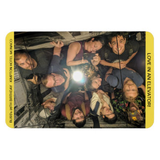 Magnet Flexible L'amour dans un ascenseur L'aimant d'anniversaire 