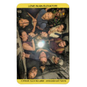 Magnet Flexible L'amour dans un ascenseur L'aimant d'anniversaire  (Vertical)