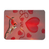 Magnet Flexible L'amour de la Saint-Valentin (Horizontal)