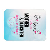 Magnet Flexible L'amour entre la mère et la fille (Horizontal)