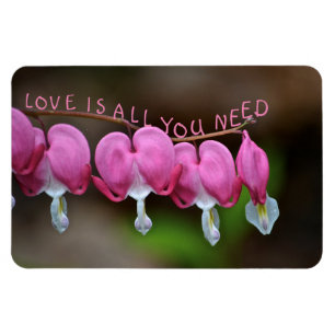 Magnet Flexible L'Amour Est Tout Ce Dont Vous Avez Besoin Coeurs