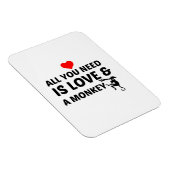 MAGNET FLEXIBLE L'AMOUR ET UN SINGE (Côté Droit)