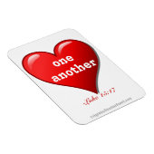 Magnet Flexible L'amour l'un l'autre coeur (Côté Droit)