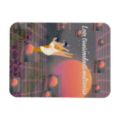 Magnet Flexible L'amour transcende le multivers (Horizontal)
