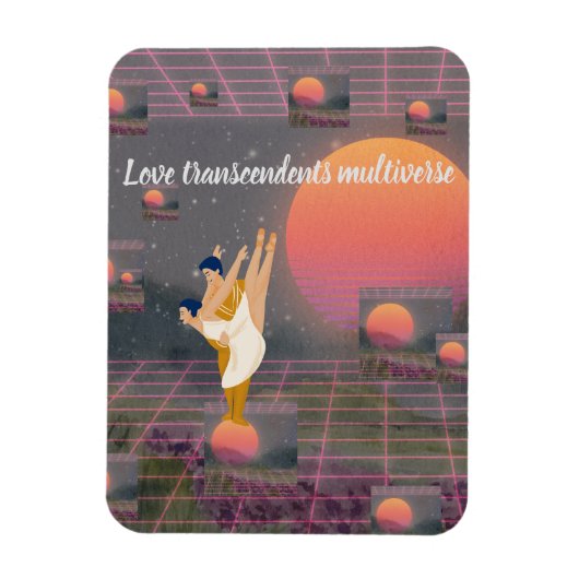 Magnet Flexible L'amour transcende le multivers (Vertical)