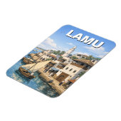 Magnet Flexible Lamu Kenya (Côté Gauche)