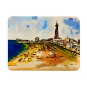 Magnet Flexible Lancashire balnéaire de Blackpool (Horizontal)