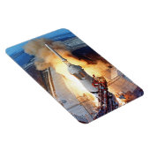 Magnet Flexible Lancement de la fusée d'atterrissage Apollo 11 de  (Côté Droit)