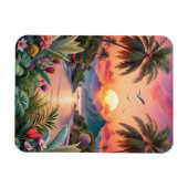 Magnet Flexible Landscape Tropical Beach (Horizontal)