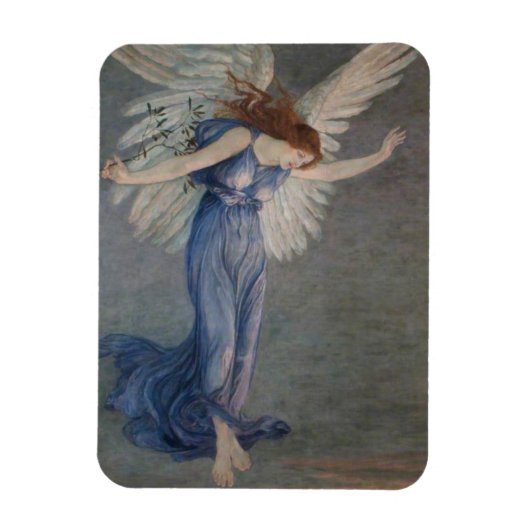Magnet Flexible L'ange de la paix (par Walter Crane) (Vertical)