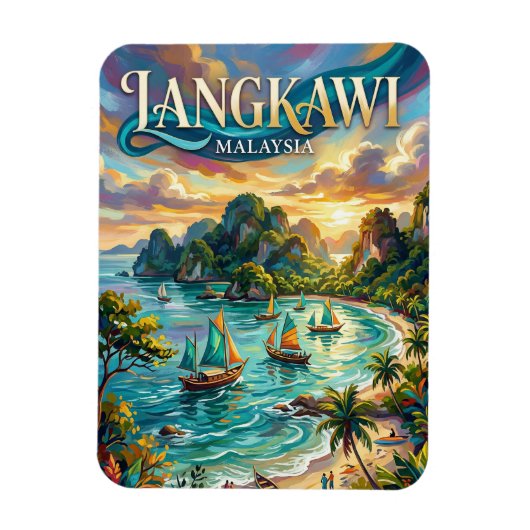 Magnet Flexible Langkawi Malaisie (Vertical)