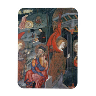 Magnet Flexible L'Annonciation avec les bergers à faire du fromage