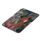 Magnet Flexible L'Annonciation avec les bergers à faire du fromage (Côté Gauche)