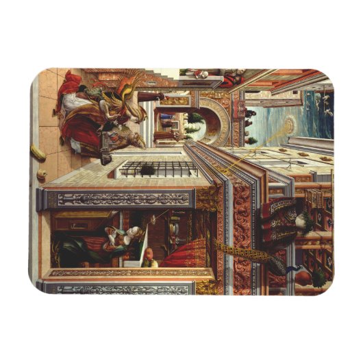 Magnet Flexible L'Annonciation, avec Saint Emidius (Horizontal)