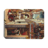 Magnet Flexible L'Annonciation Carlo Crivelli Art de la Renaissanc (Horizontal)
