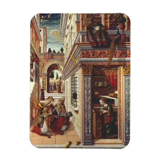 Magnet Flexible L'Annonciation Carlo Crivelli Art de la Renaissanc (Vertical)
