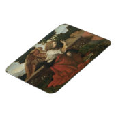 Magnet Flexible L'Annonciation, panneau de prédella d'un altarpiec (Côté Gauche)