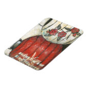 Magnet Flexible Lanternes du Nouvel An chinois à imprimé floral (Côté Gauche)