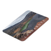 Magnet Flexible Lanzarote El Golfo voir aimant frigo (Côté Gauche)