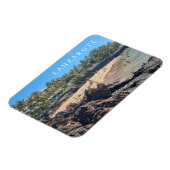 Magnet Flexible Lanzarote Puerto del Carmen vue de la plage (Côté Gauche)