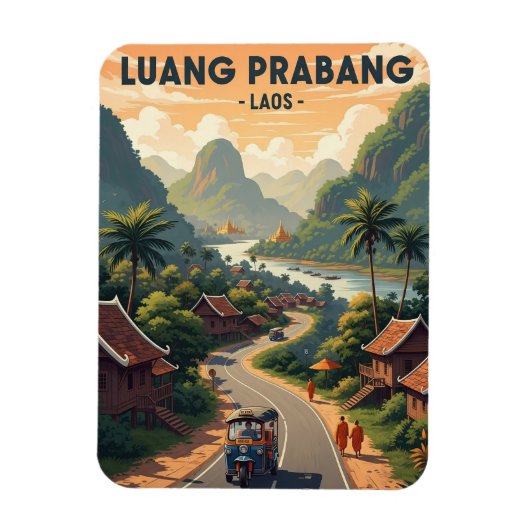 Magnet Flexible Laos Luang Prabang (Vertical)