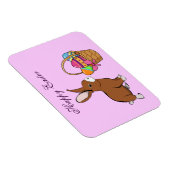 Magnet Flexible Lapin De Pâques Avec Aimant De Panier (Côté Droit)