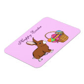 Magnet Flexible Lapin De Pâques Avec Aimant De Panier (Côté Gauche)