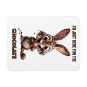 Magnet Flexible Lapin de Pâques drôle – Création de Pâques mignonn (Horizontal)