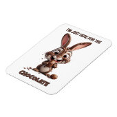 Magnet Flexible Lapin de Pâques drôle – Création de Pâques mignonn (Côté Gauche)
