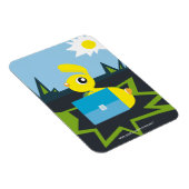 Magnet Flexible Lapin Ensoleillé (Côté Droit)
