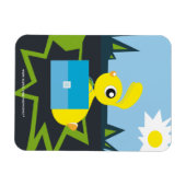Magnet Flexible Lapin Ensoleillé (Horizontal)