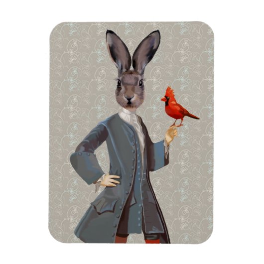 Magnet Flexible Lapin Et Oiseau (Vertical)