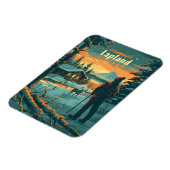 Magnet Flexible Laponie Finlande (Côté Gauche)