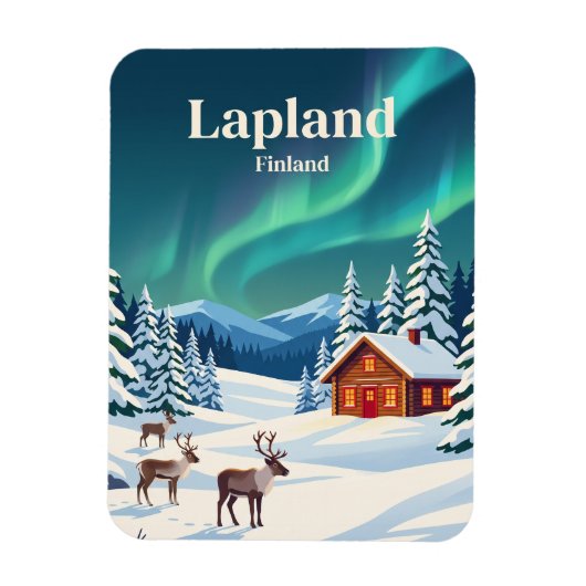 Magnet Flexible Laponie Finlande (Vertical)