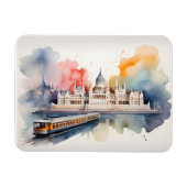 Magnet Flexible L'aquarelle de Budapest (Horizontal)