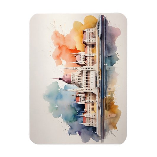 Magnet Flexible L'aquarelle de Budapest (Vertical)