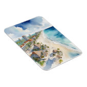 Magnet Flexible L'aquarelle de Cancun (Côté Droit)