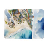 Magnet Flexible L'aquarelle de Cancun (Horizontal)