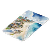 Magnet Flexible L'aquarelle de Cancun (Côté Gauche)