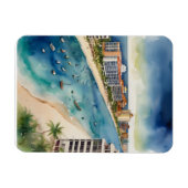 Magnet Flexible L'aquarelle de Cancun (Horizontal)