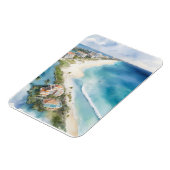 Magnet Flexible L'aquarelle de Cancun (Côté Gauche)