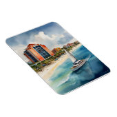 Magnet Flexible L'aquarelle de Cancun (Côté Droit)