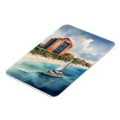 Magnet Flexible L'aquarelle de Cancun (Côté Gauche)