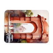 Magnet Flexible L'aquarelle de Delhi (Horizontal)