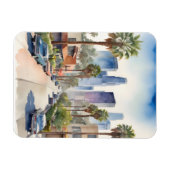 Magnet Flexible L'aquarelle de Los Angeles (Horizontal)