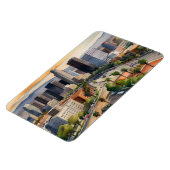 Magnet Flexible L'aquarelle de Los Angeles (Côté Gauche)