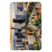 Magnet Flexible L'aquarelle de Los Angeles (Vertical)
