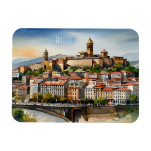 Magnet Flexible L'aquarelle de Tbilissi